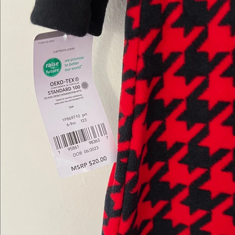 NWT Carter's Sleeved Fleece Sleep Bag 6-9m